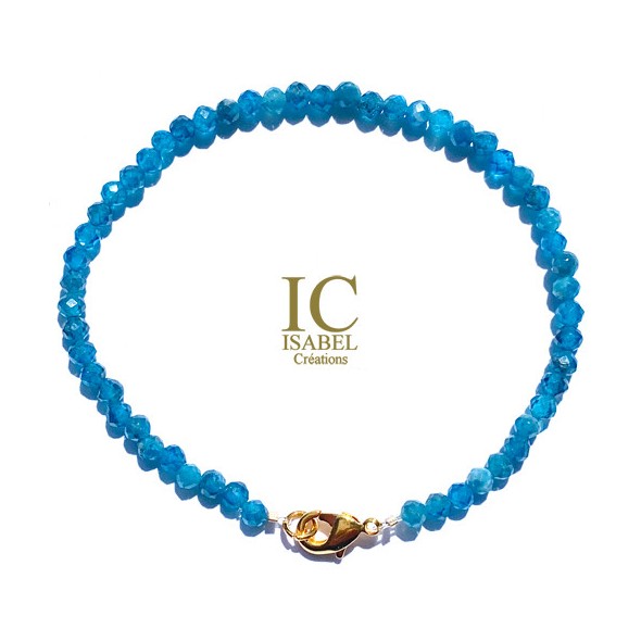 Bracelet Apatite pierres fines