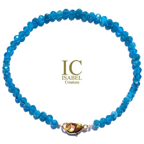 Bracelet Apatite pierres fines