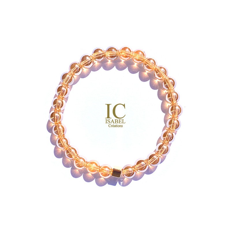 Bracelet Bouton Arc en Ciel