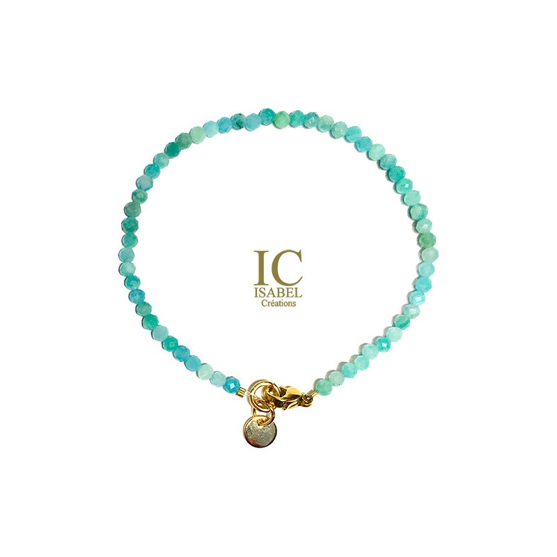 Bracelet Amazonite pierres fines