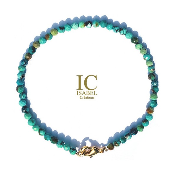 Bracelet Turquoise pierres fines