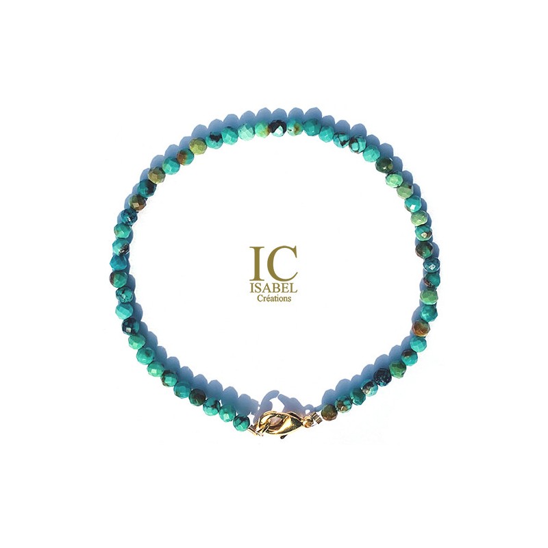 Bracelet Turquoise pierres fines