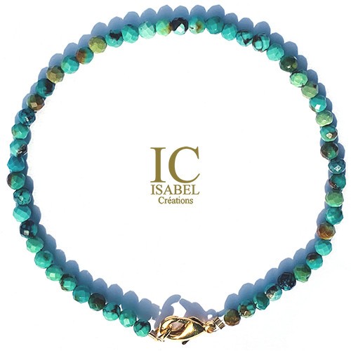 Bracelet Turquoise pierres fines