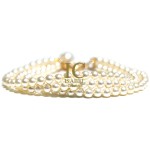 Cream Pearl Crystal 3 Bracelets