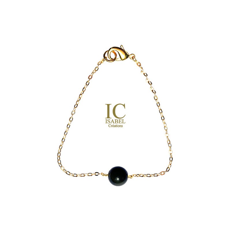 Bracelet Lovely Obsidienne Oeil Celeste