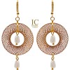 Crystal Chocolate Pearl Earrings SM