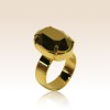 Bague Cabochon Ovale Cristal Dorado