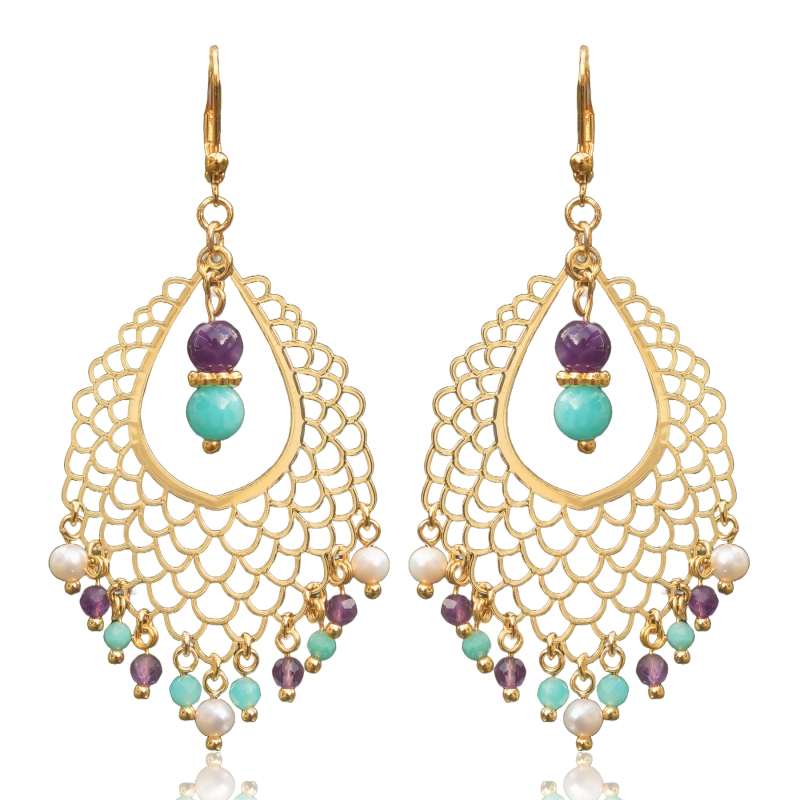 copy of White Pearl Crystal NecklaceThe First