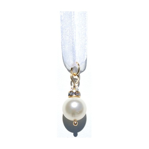 Crystal Cream Pearl Pendant